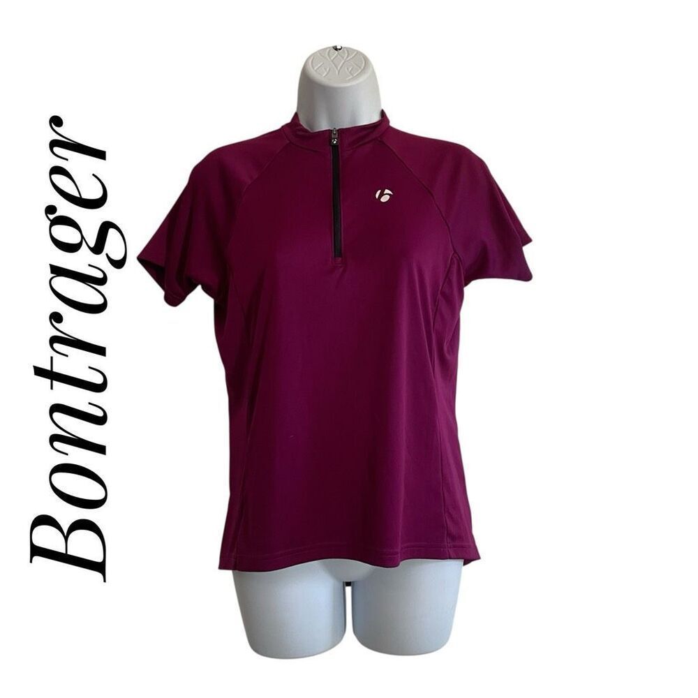 Bontrager Small Women’s Cycling Blouse Purple Top With Pockets